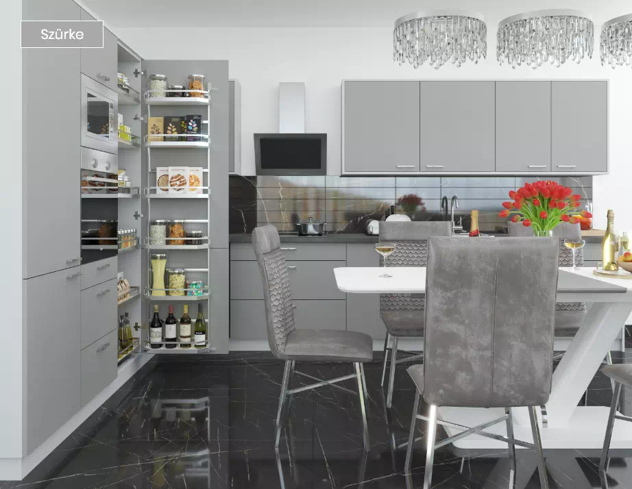 Horizont Bútor Kiskunfélegyháza - matt Antónia konyhabútor
